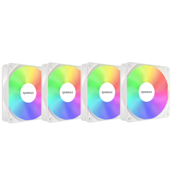 RAIDMAX NV-X120FWDC4 FAN 120×4 ARGB WHITE