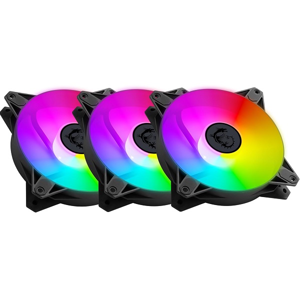 KIT FANS MSI F120 ARGB 3 BLACK