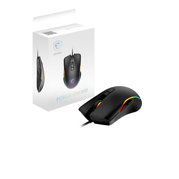 MSI USB FORGE GM300 BLACK GAMING RGB