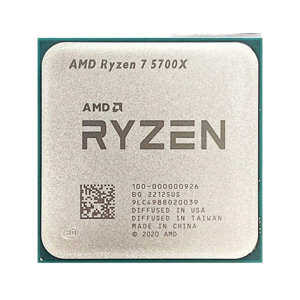 RYZEN 7 5700X 8 COEURS 16 THREADS 3.4 GHZ/4.6 GHZ 36MO CACHE 65W TRAY