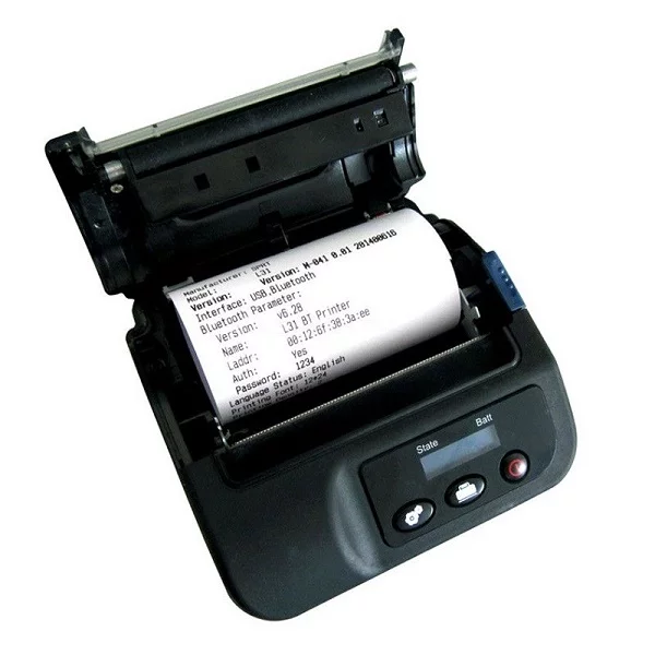 IMPRIMANTE TICKET DE CAISSE/CODE BARRE MOBILE BT-SPRT AVEC BATTERIE