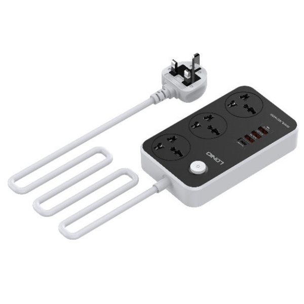 LDNIO SC3412 3 PRISES + 3 USB3.0 + TYPE-C