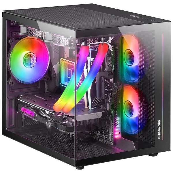 MARS GAMING MC-VIEW BLACK MATX SANS VENTILLO