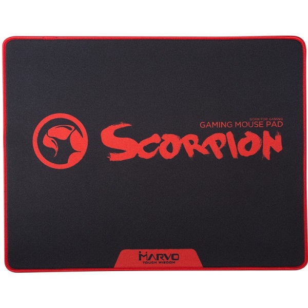 TAPIS DE SOURIS MARVO SCORPION G18 BLACK & RED SIZE L