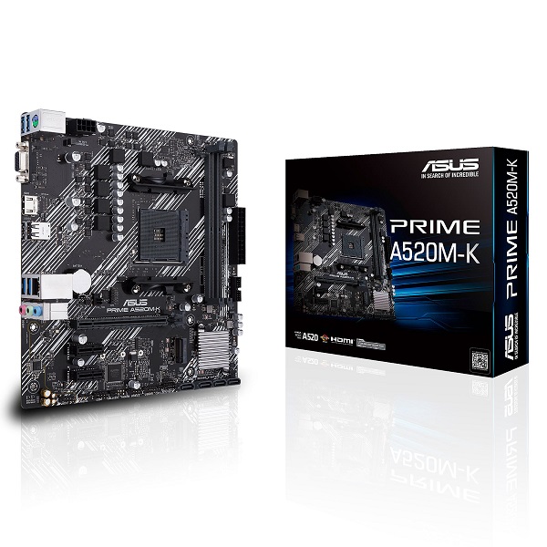 ASUS PRIME A520M-K HDMI ,DP, PCIe GEN 3.0
