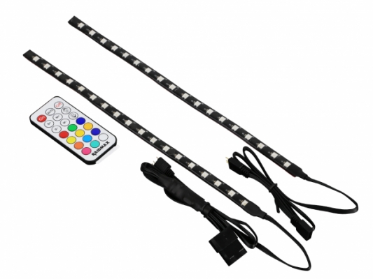 LED STRIP Adressable RGB 5V+ télécommande RAIDMAX 60cm (2x30cm) RAIDMAX LD-602