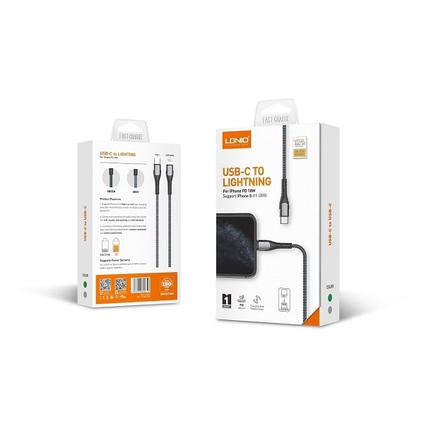 CABLE LDNIO TYPE-C LIGHTNING