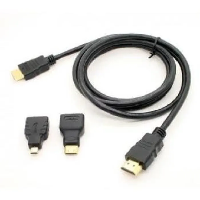 CABLE HDMI -> MINI HDMI -> MICRO HDMI