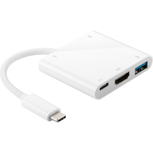 ADAPTATEUR 3 IN 1 TYPE-C TO HDMI + USB 3.0 4K 30HZ