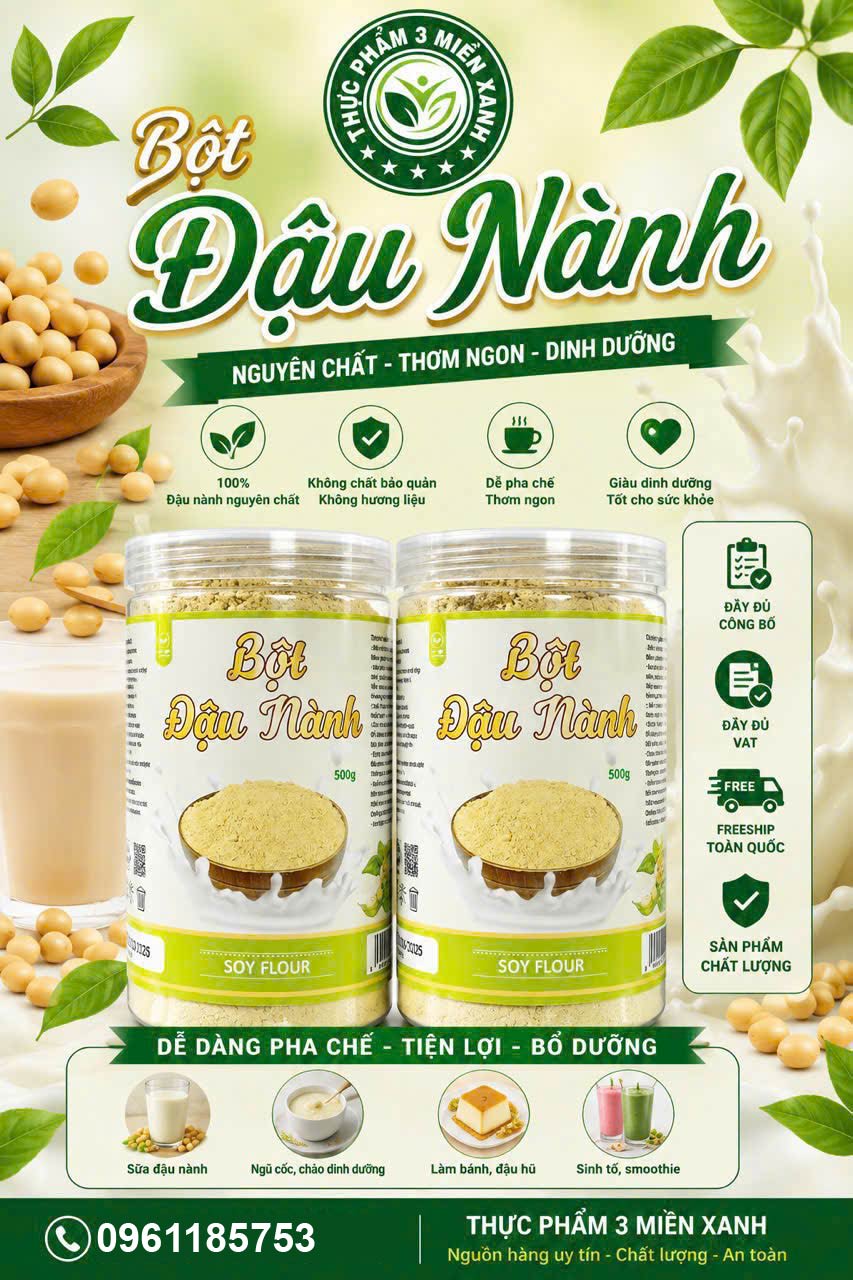 Bột đậu nành (hộp 500g) - 1