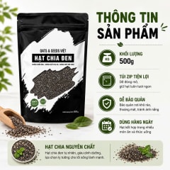 Hạt Chia (túi zip 500g) thumbnail 2