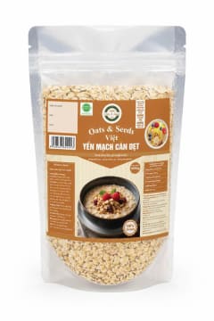 Yến Mạch cán vỡ/cán dẹt (túi zip 1kg) thumbnail 3