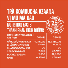 Trà Craft Kombucha Vị Mơ Má Đào (lon 330 ml) thumbnail 8