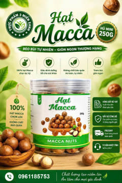 Hạt Macca MINI (hộp 250g) thumbnail 2