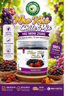 Nho Khô Chile Mix (hộp 250g) thumbnail 2