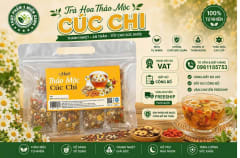 Trà hoa thảo mộc cúc chi (túi zip 300g) thumbnail 1