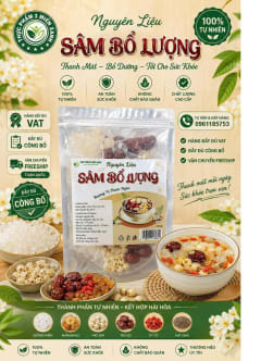 Nguyên liệu sâm bổ lượng (túi zip 350g) thumbnail 2