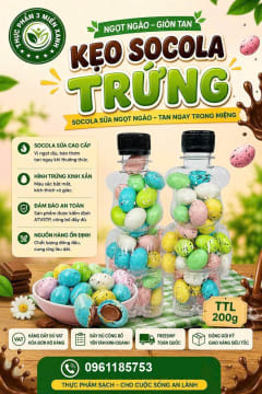 Kẹo socola trứng (hộp 200g) thumbnail 2