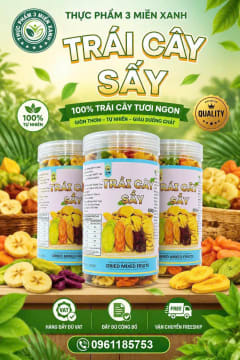 Trái cây sấy giòn (hộp 300g) thumbnail 1