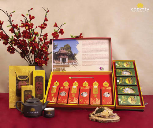 Trà ướp sen Hồ Tây - Thăng Long (hộp nhỏ)