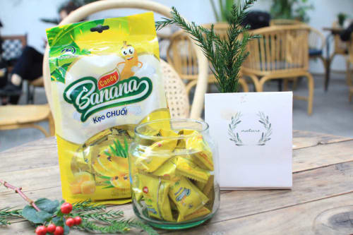 Kẹo dẻo vị chuối (gói 300g)