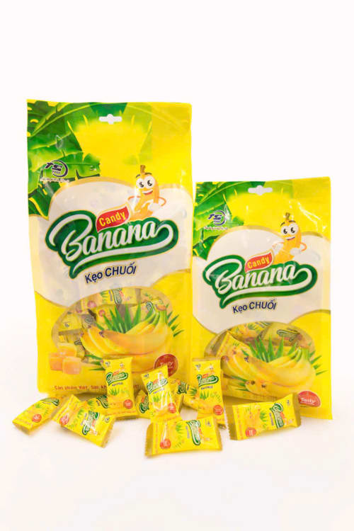 Kẹo dẻo vị chuối (gói 400g)