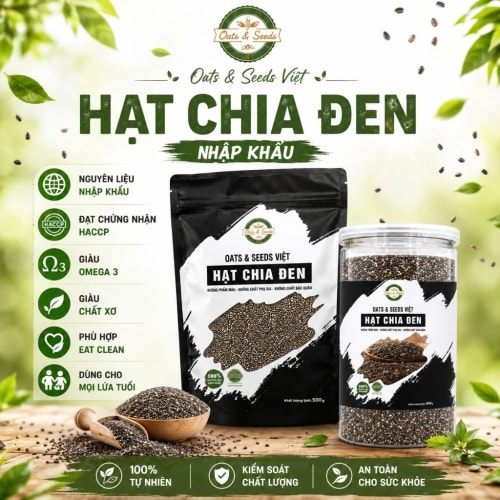 Hạt Chia (lon 500g)