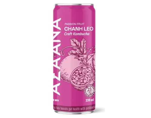 Trà Craft Kombucha Vị Chanh leo (lon 330 ml)