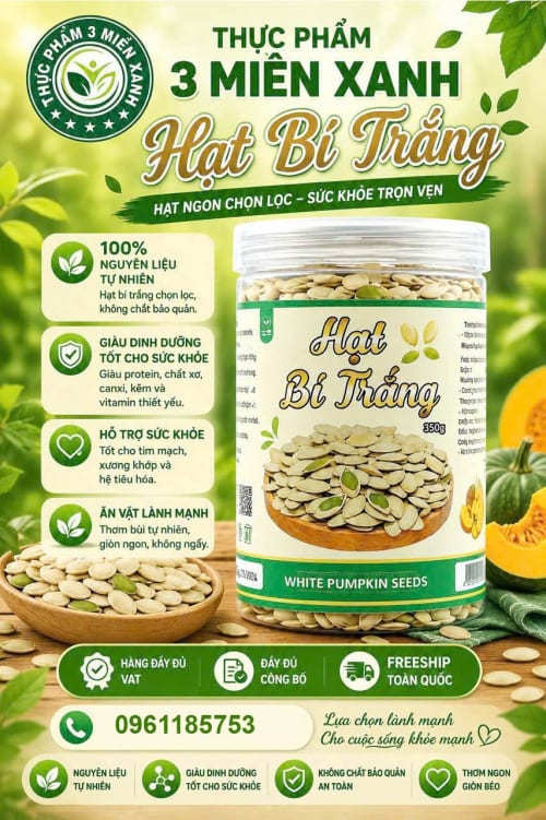 Hạt Bí - Loại Đặc Biệt (hộp 500g)