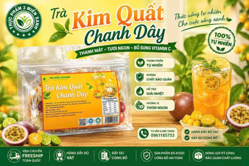 Trà Kim Quất Chanh Dây (túi Zip 250g)