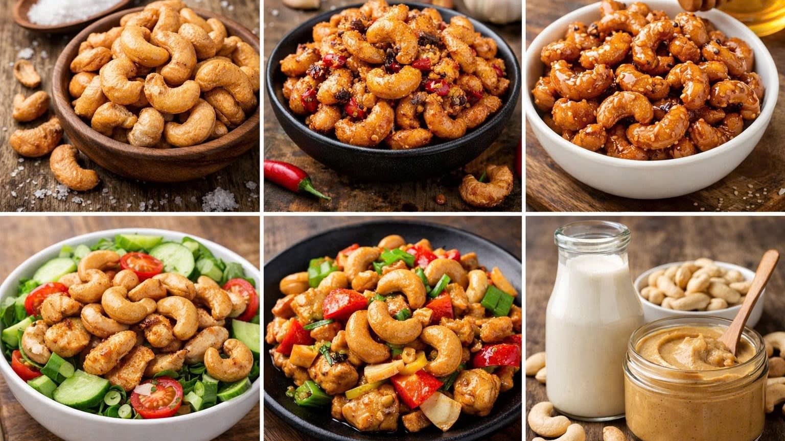 GỢI Ý CÁCH CHẾ BIẾN CÁC MÓN NGON TỪ HẠT ĐIỀU – VỪA BỔ DƯỠNG VỪA DỄ LÀM