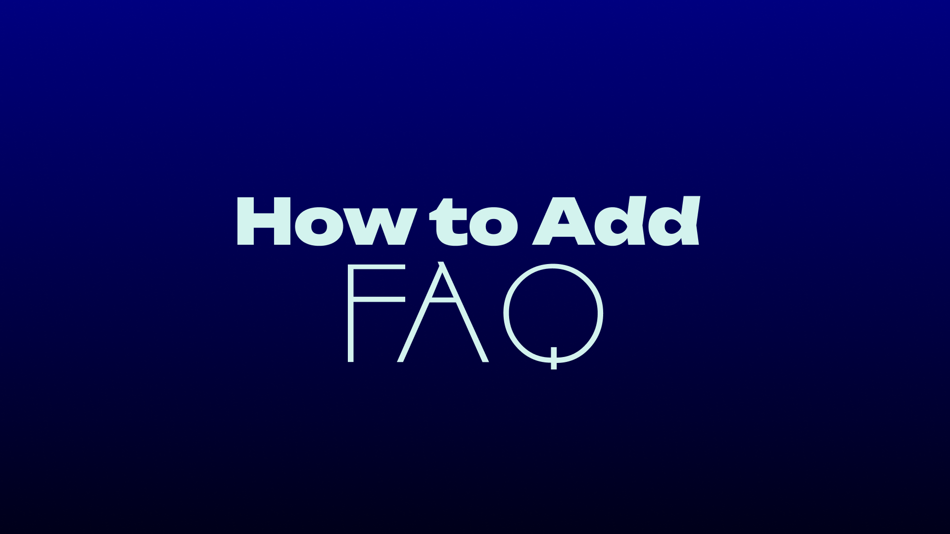 How to Add FAQs to Your Sociials Page (Step-by-Step Guide)