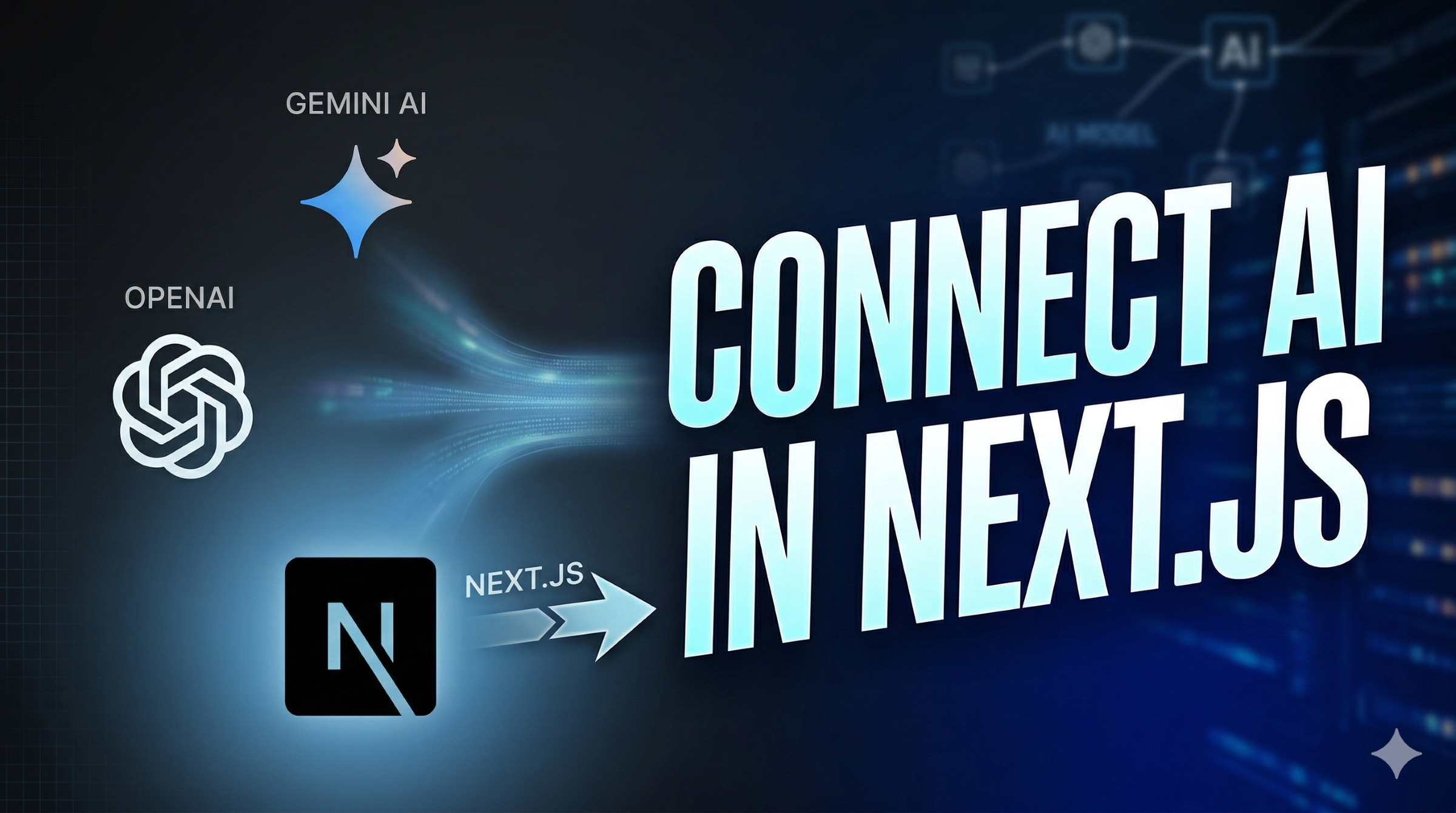 Connect AI in Nextjs within two Minutes.