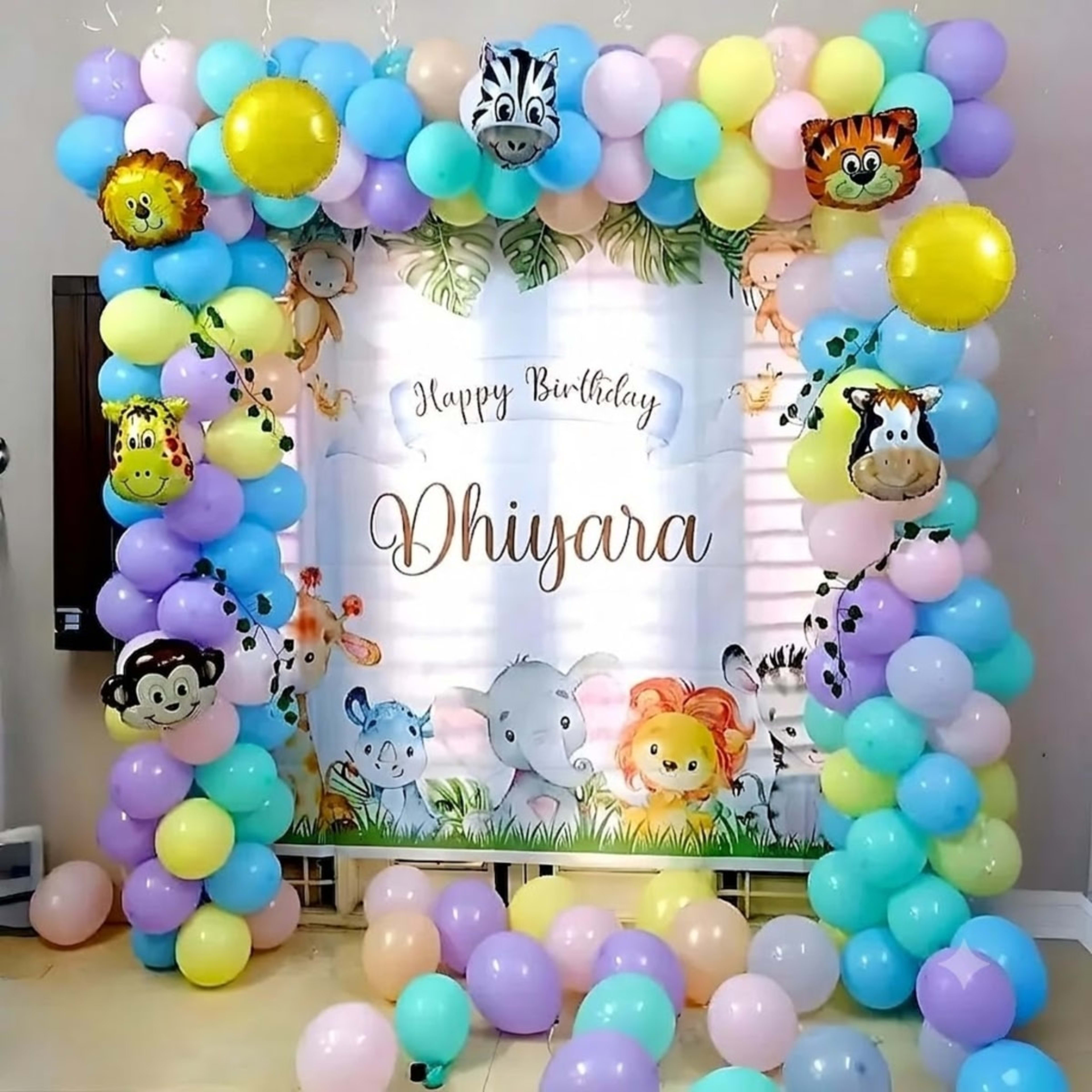 Baby Boy Balloon Decoration