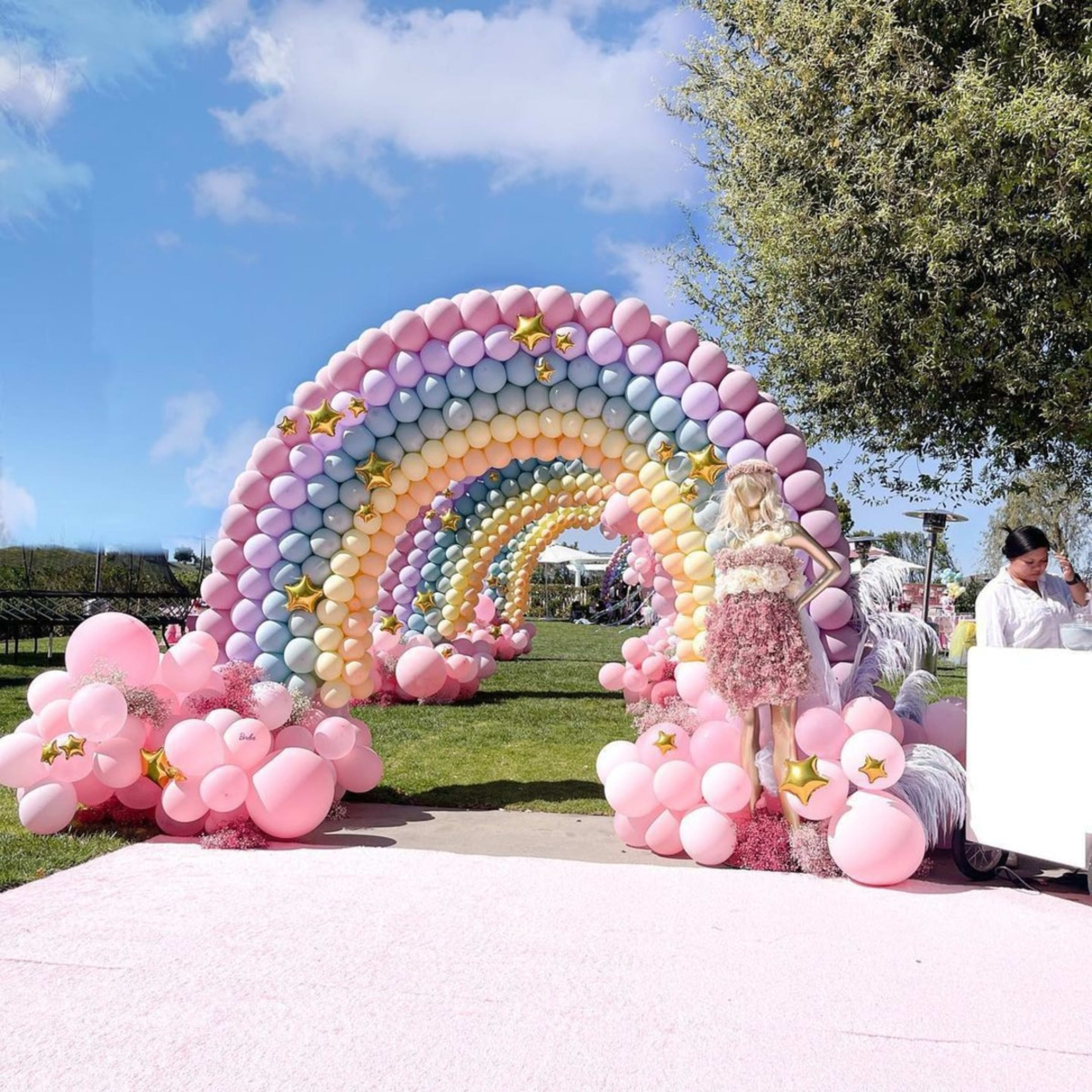 Baby Girl Balloon Decoration
