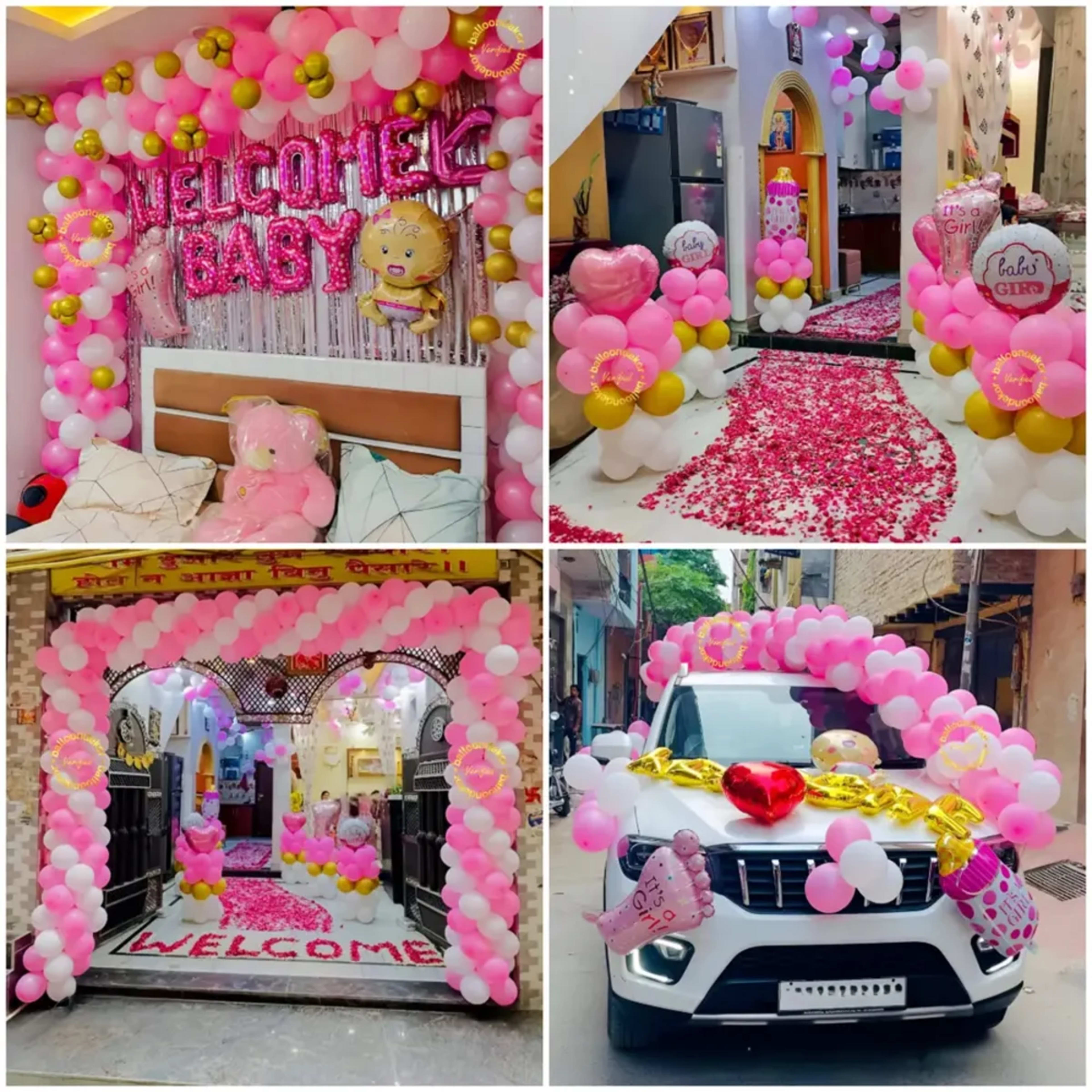 Baby Girl Welcome Decoration