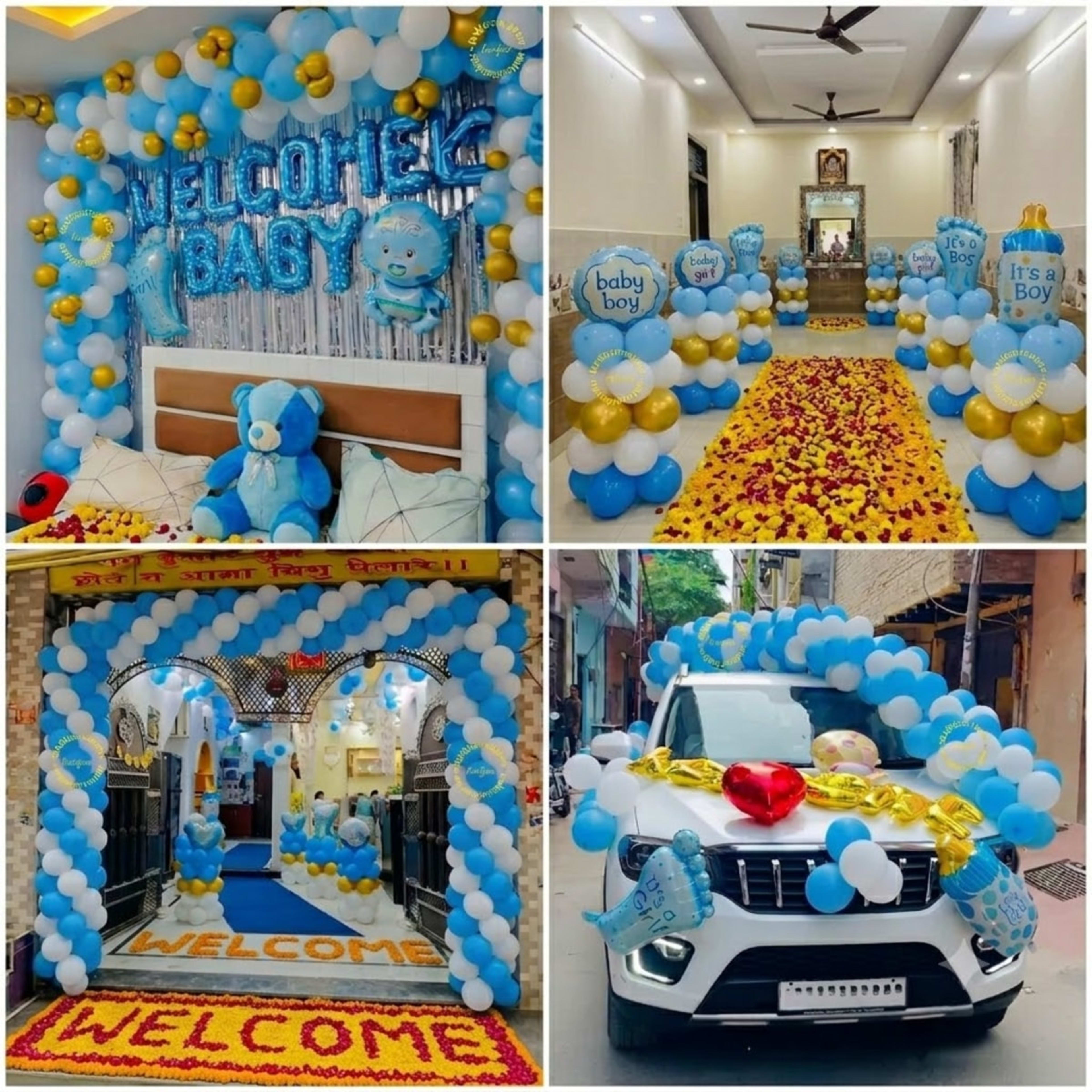 Baby Boy Welcome Decoration