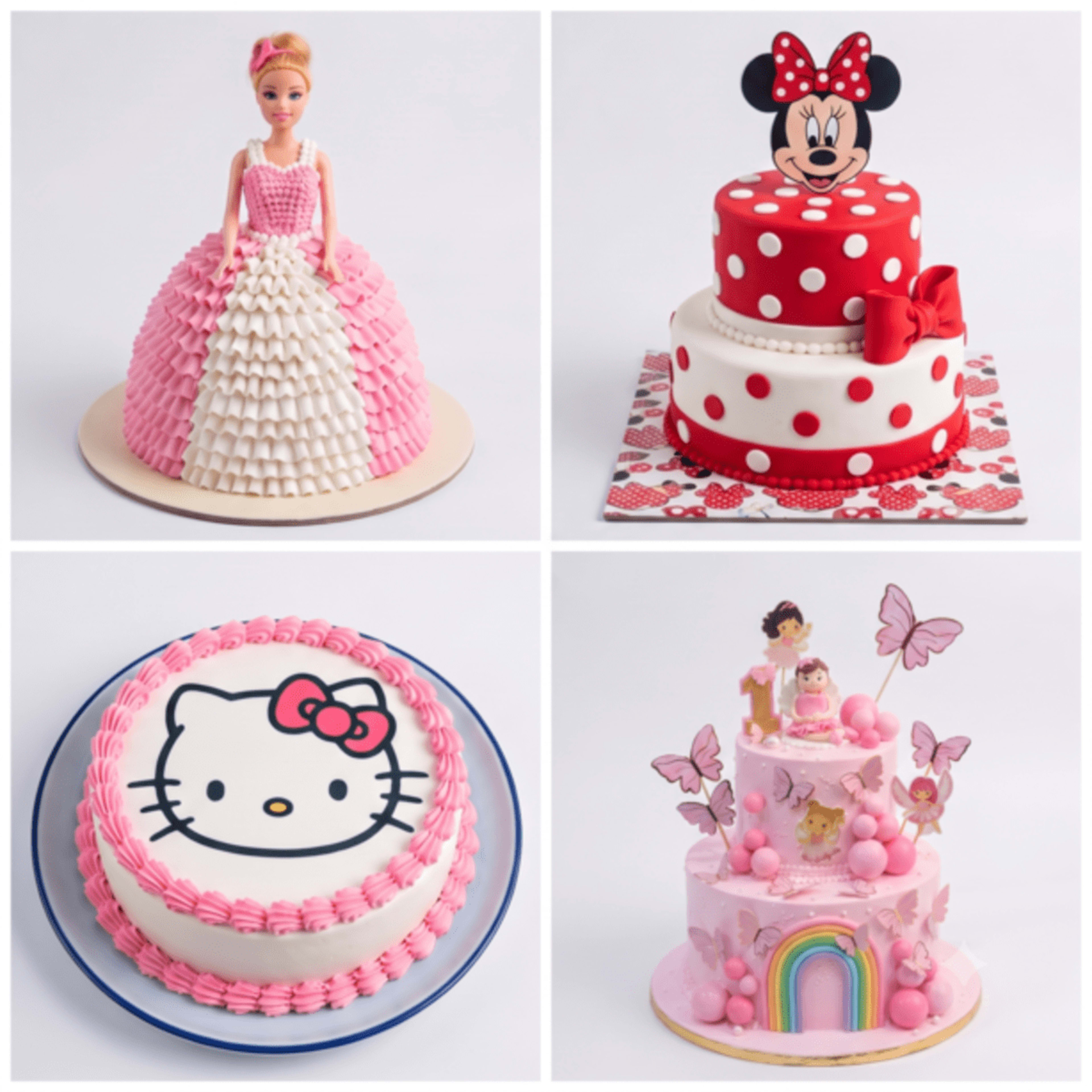 Baby Girl Theme Cakes & Barbie Cakes