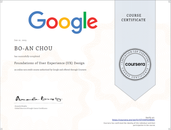 Google UX Certification