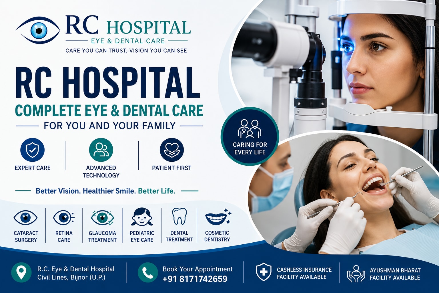 RC Hospital: Trusted Eye & Dental Care for Better Health in Bijnor