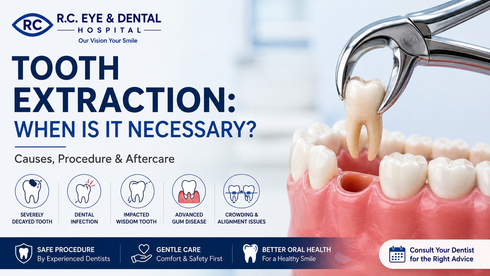 Tooth Extraction: When Is It Necessary? Causes & Aftercare
