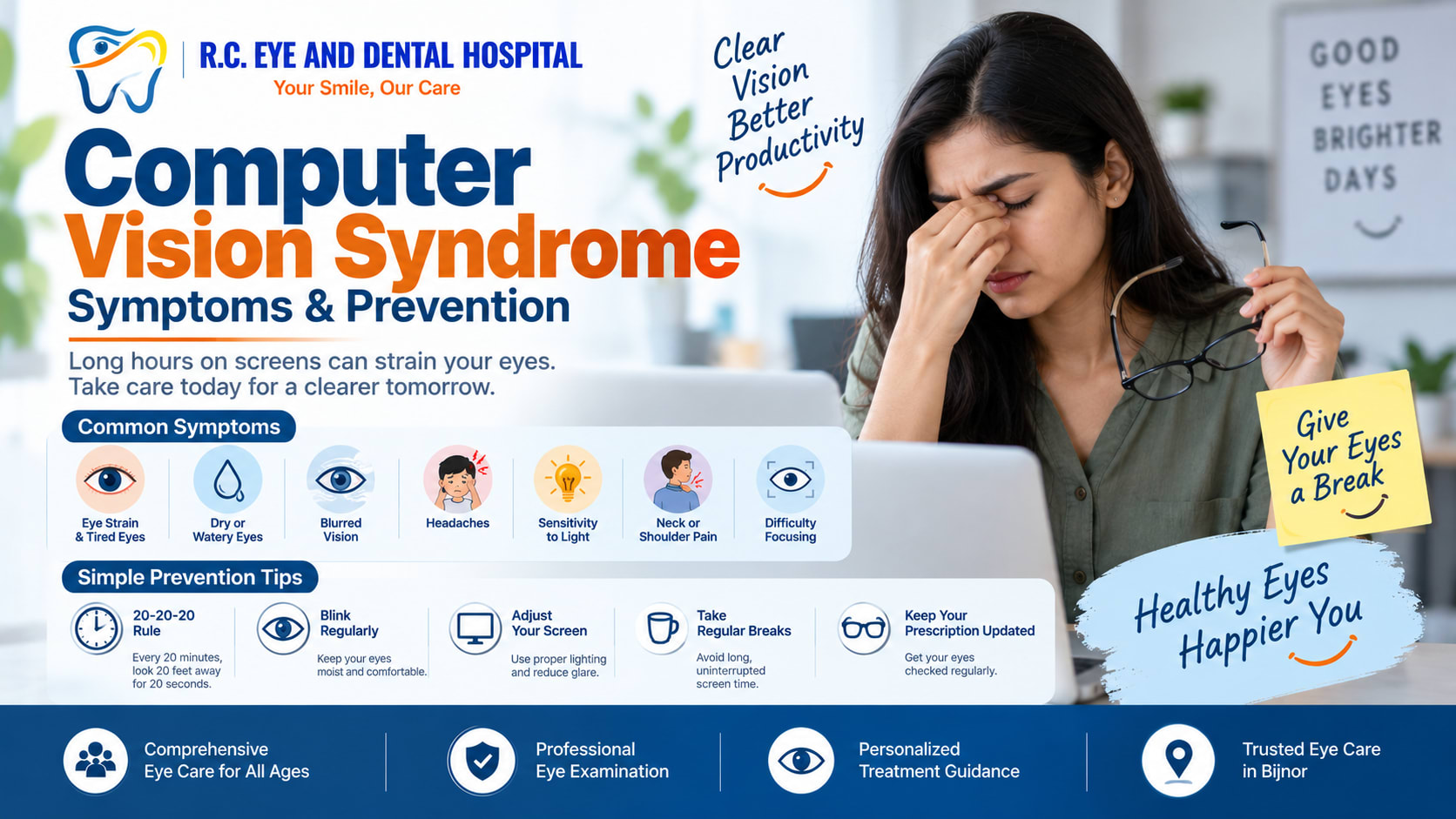Computer Vision Syndrome: Symptoms & Prevention