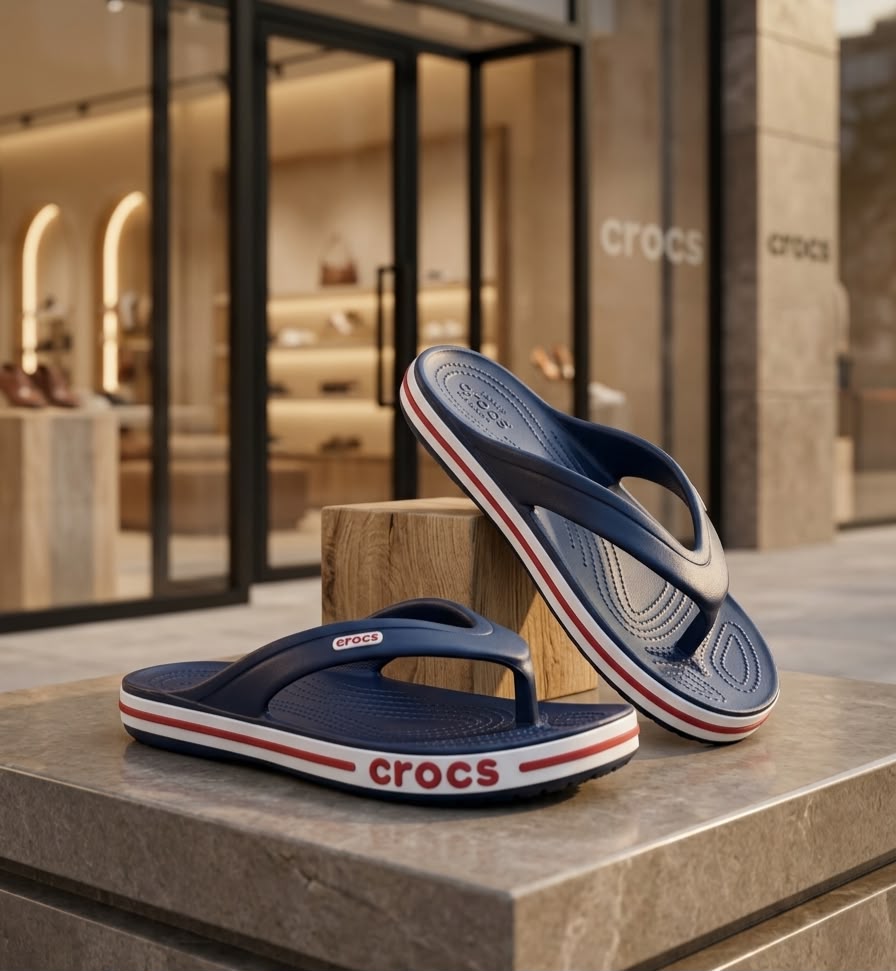 Crocs V-shape
