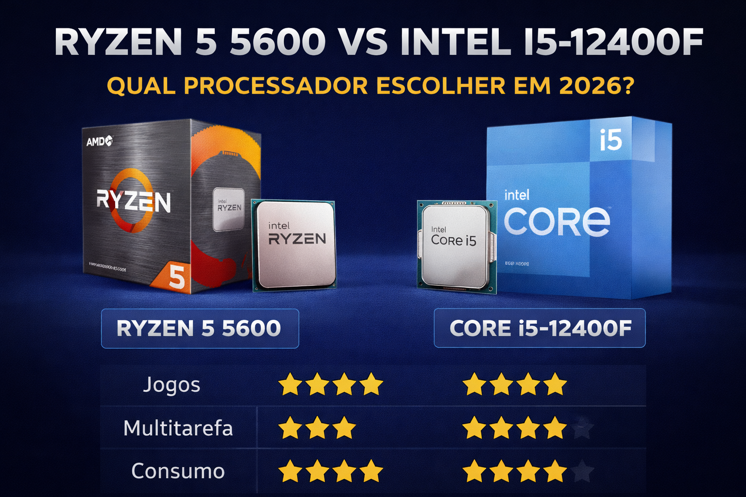 Como Escolher o Processador Ideal em 2026: Guia Completo | KitPC