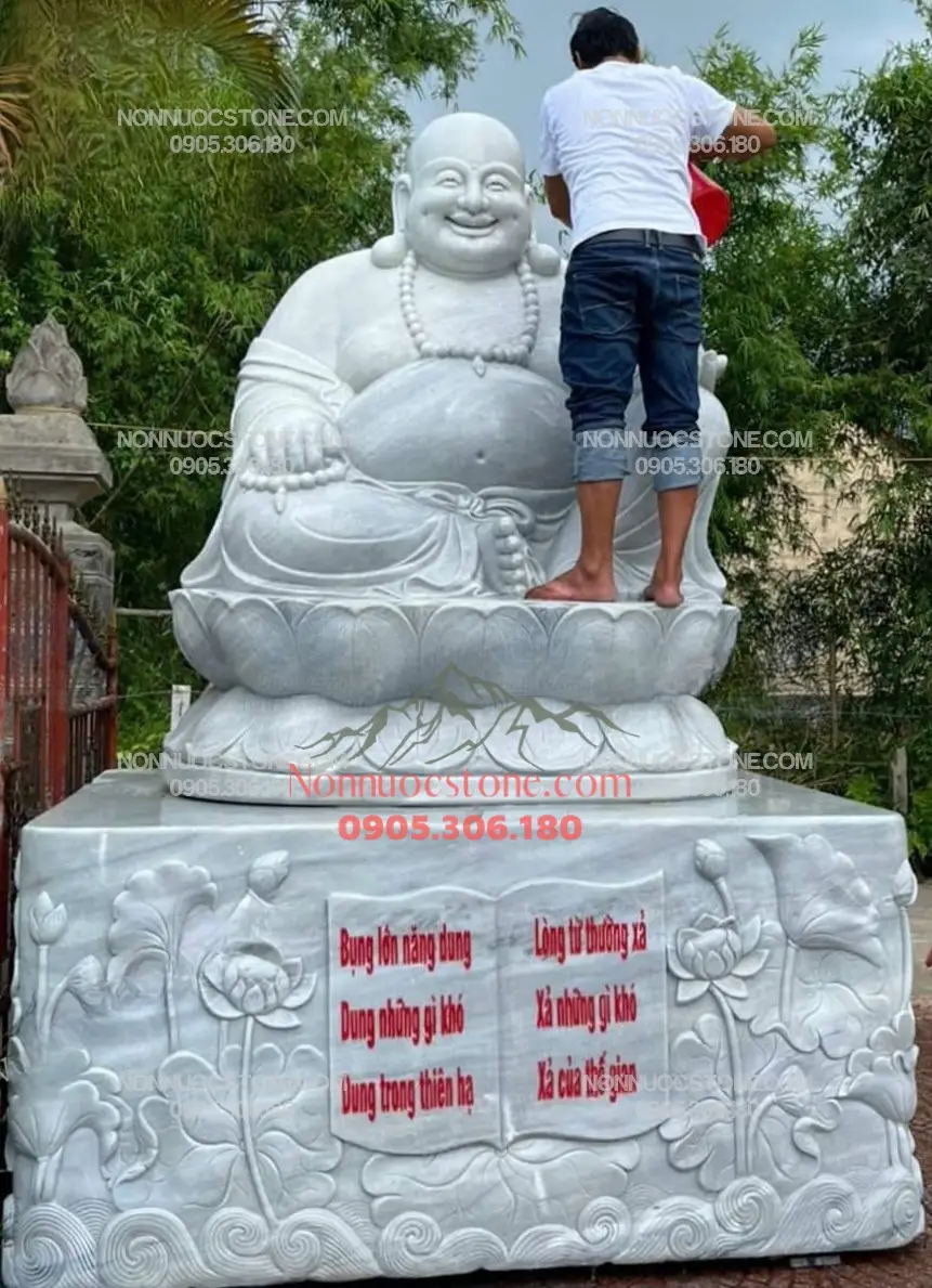 Tượng phật di lặc bằng đá Tượng phật di lặc bằng đá