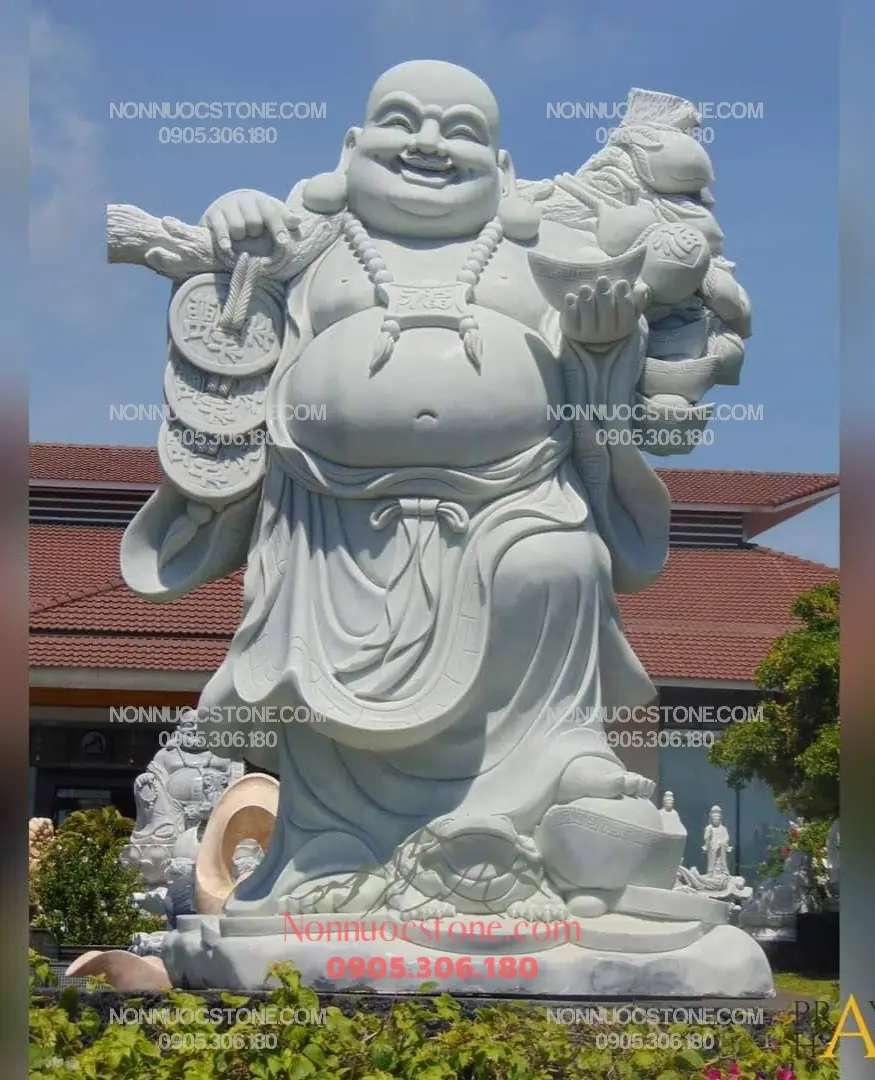 Tượng phật di lặc bằng đá Tượng phật di lặc bằng đá