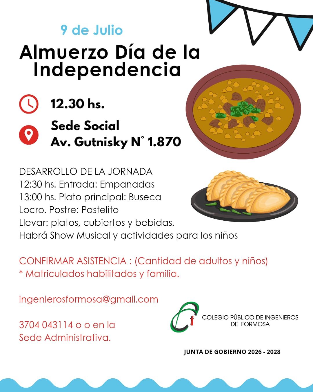 Almuerzo Día de la Independencia