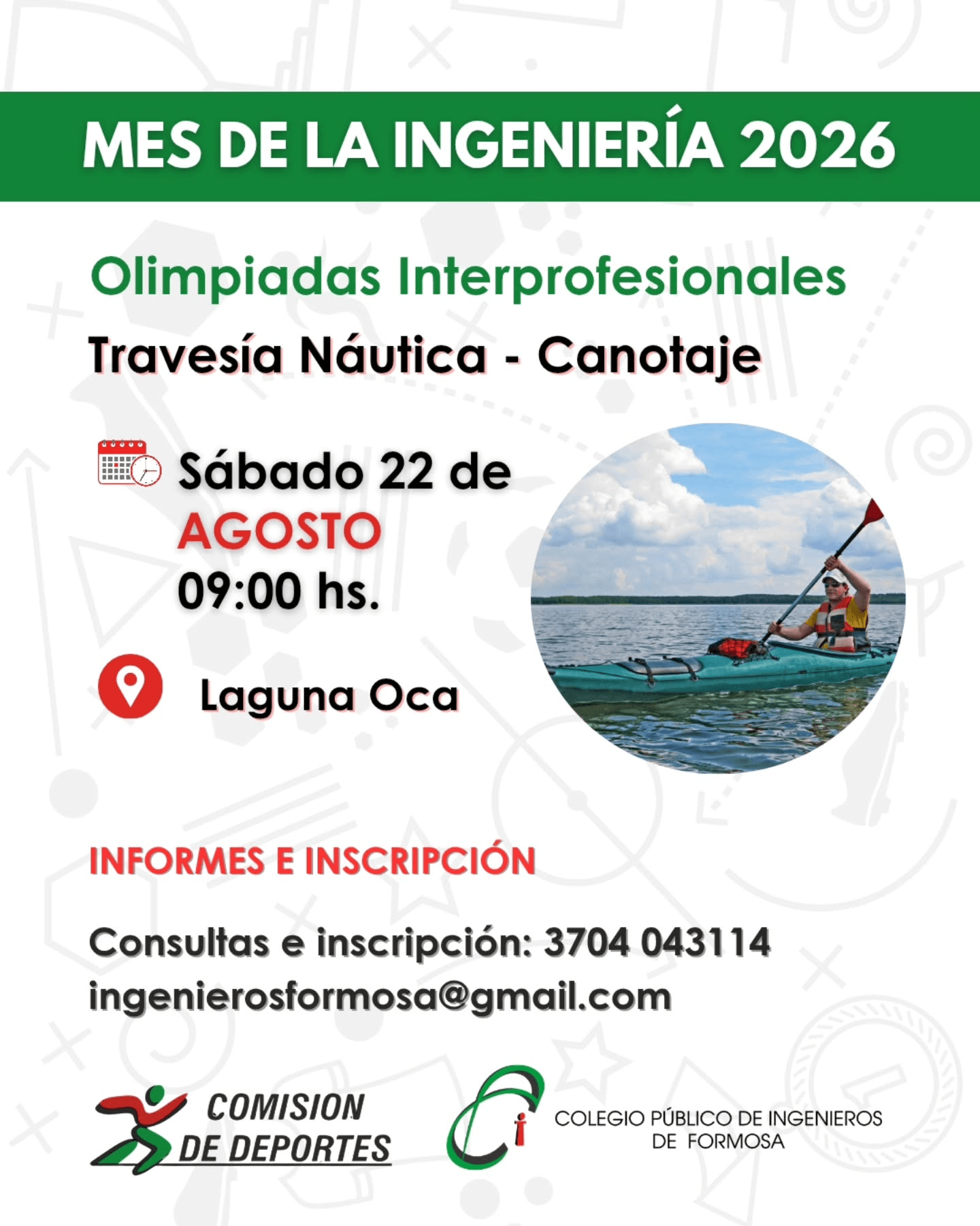Olimpiadas Interprofesionales: Travesía Náutica - Canotaje