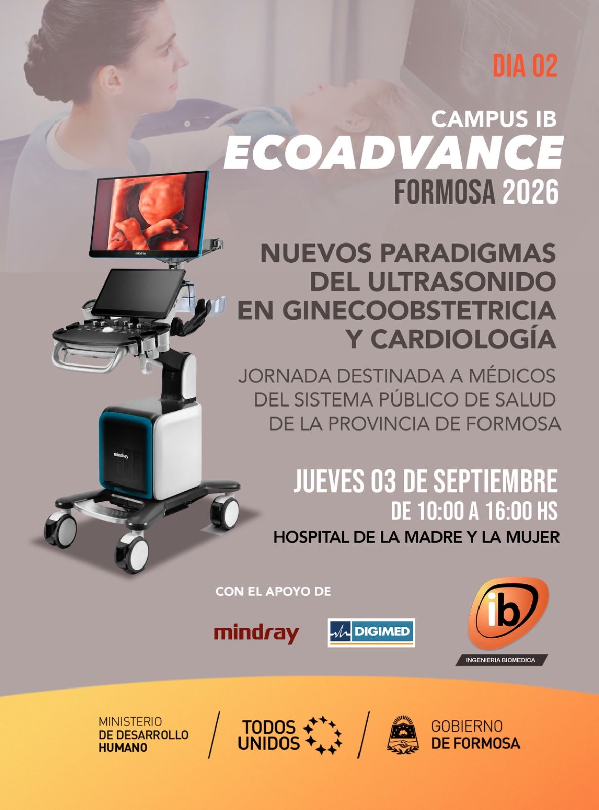 EcoAdvance Formosa 2026: Nuevos Paradigmas del Ultrasonido en Ginecoobstetricia y Cardiología (Día 02)