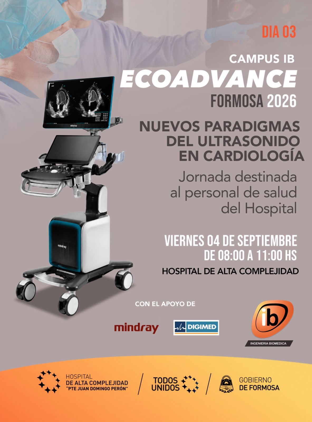 EcoAdvance Formosa 2026: Nuevos Paradigmas del Ultrasonido en Cardiología (Día 03)